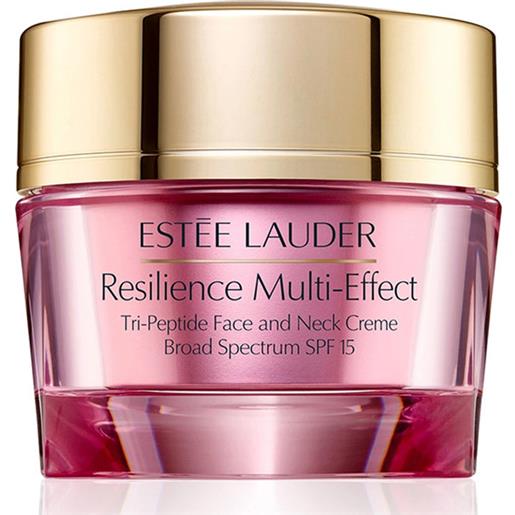 Estee Lauder resilience multi effect firming lifting tri-peptide face and neck creme spf15 50 ml trattamento viso intensamente idratante ringiovanente crema