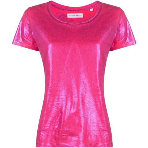 Madison.Maison t-shirt lamé - rosa