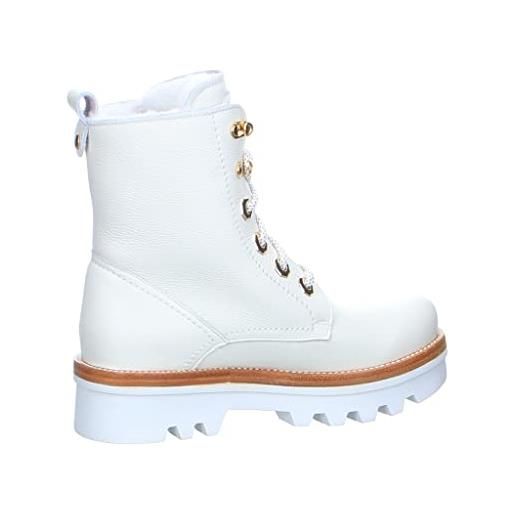 Panama Jack mooly, combat boot donna, bianco, 40 eu