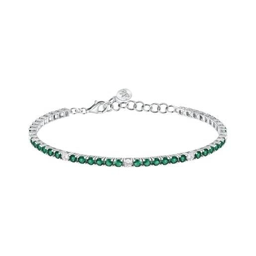 Morellato tesori bracciale da donna in argento riciclato 925‰ tennis - idea regalo