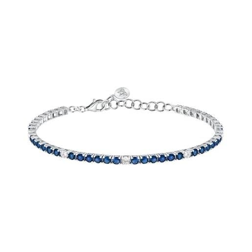 Morellato bracciale donna in argento 925‰ riciclato, tennis, collezione tesori, idee regalo