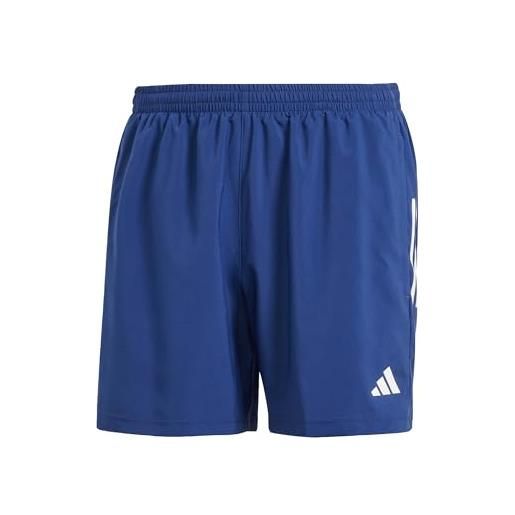 adidas uomo own the run shorts, dark blue, s 9 inch