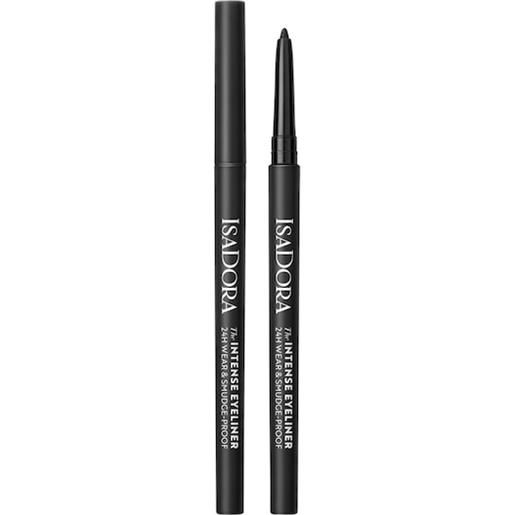 Isadora occhi eyeliner-kajall'eyeliner intenso 24h wear & smudge-proof 60 intense black 0.3 g ()