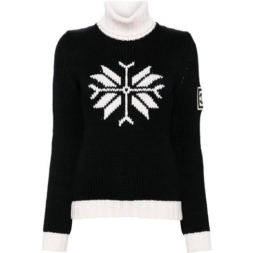 CHANEL Pre-Owned - maglione sport line 2008 - donna - lana - 38 - nero