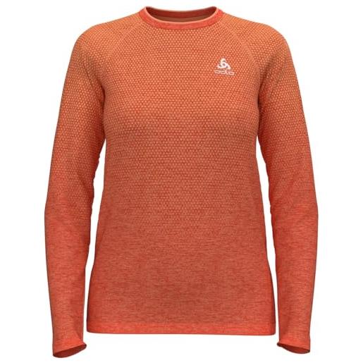 Odlo essentials seamless - maglietta da corsa a maniche lunghe