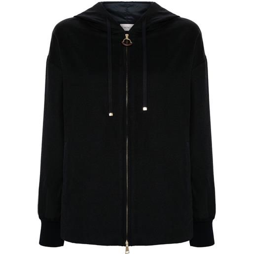 Moncler felpa con cappuccio - blu