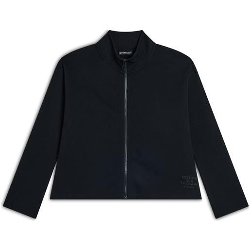 Freddy felpa donna comfort fit con zip collo alto e maniche ampie