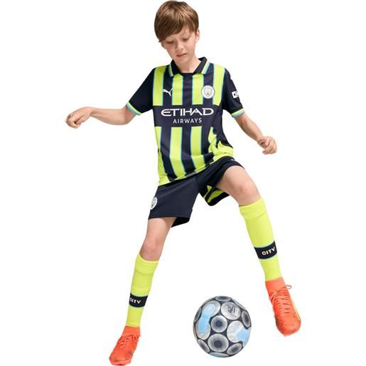 PUMA manchester city away 2024/2025 jersey replica jr maglia gara ragazzo