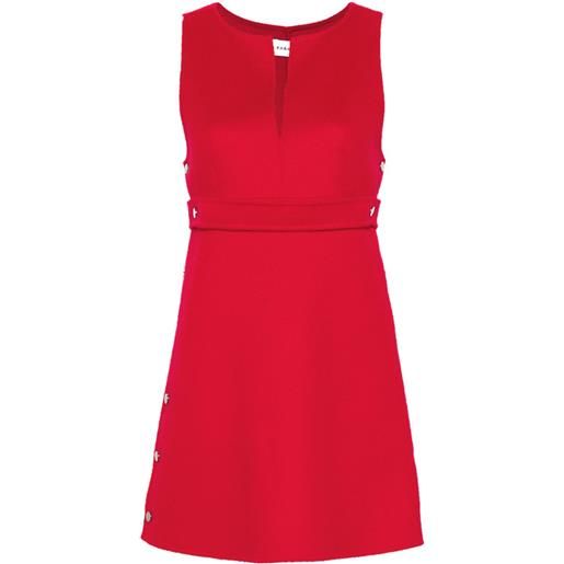 P.A.R.O.S.H. abito corto con cintura - rosso