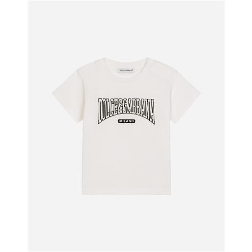 Dolce & Gabbana t-shirt in jersey con logo dolce&gabbana