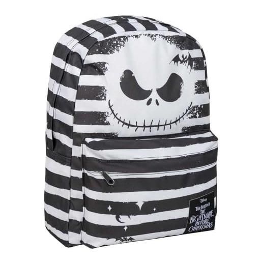 CERDÁ LIFE'S LITTLE MOMENTS - zaino casual nightmare before christmas - nero - 32x12x42 cm - realizzato in poliestere - stampa motivo jack