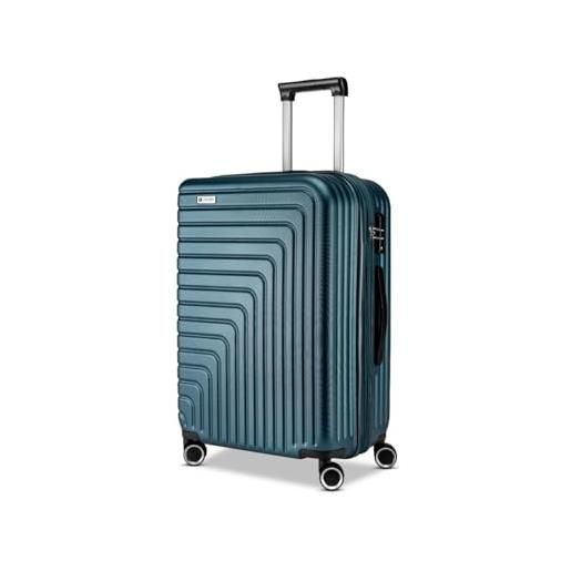 R Roncato trolley fibra, espandibile (ottanio, l)