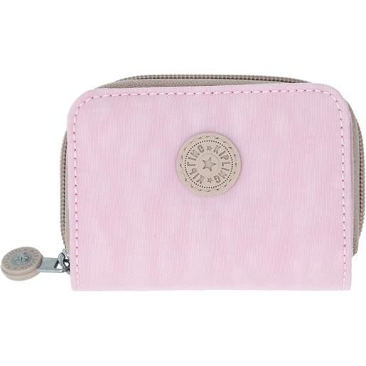Kipling portafoglio tops con zip e bottone logo davanti