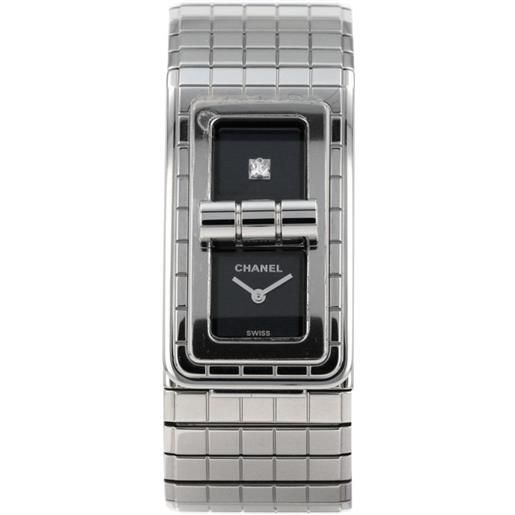 CHANEL Pre-Owned - orologio code coco 21mm pre-owned anni 2020 - donna - acciaio/vetro zaffiro - taglia unica - nero