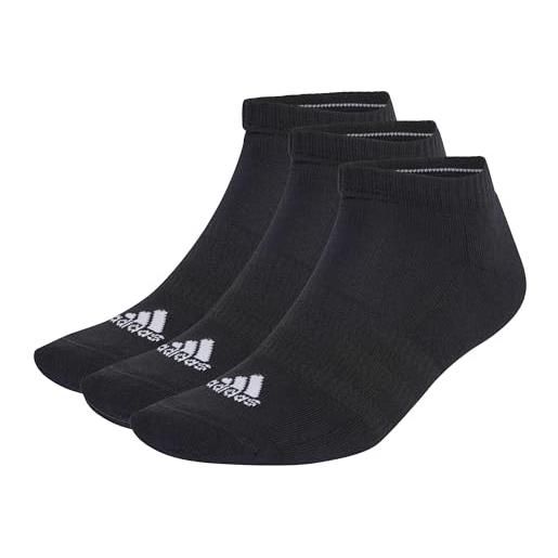 adidas cushioned sportswear low cut socks 3 pair pack, non mostrare calzini unisex - bambini, legend ink/preloved ink/dark grey heather