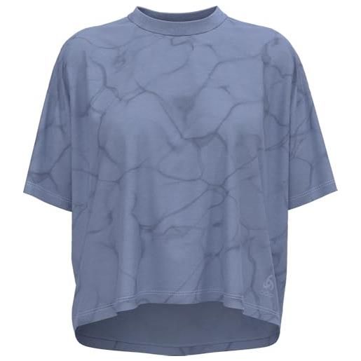 Odlo maglietta da donna active 365 con fibre naturali e stampa maglietta