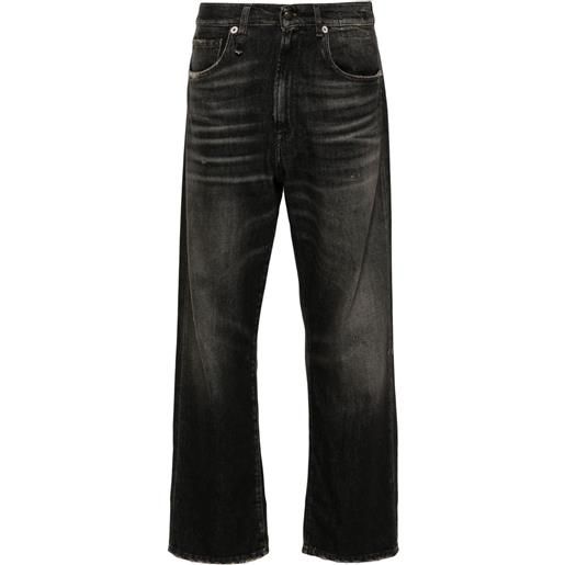 R13 jeans con applicazione - grigio