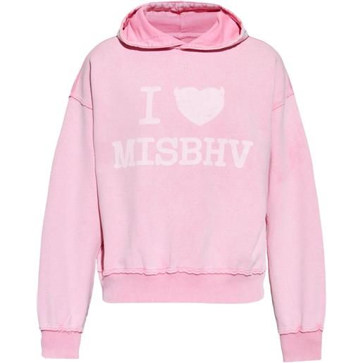 MISBHV felpa con cappuccio - rosa