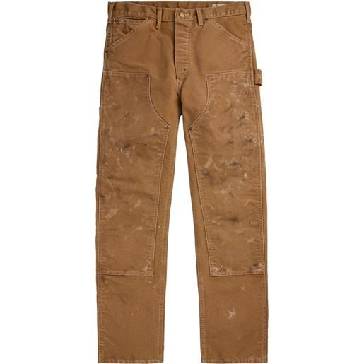 Ralph Lauren RRL jeans con applicazione - marrone