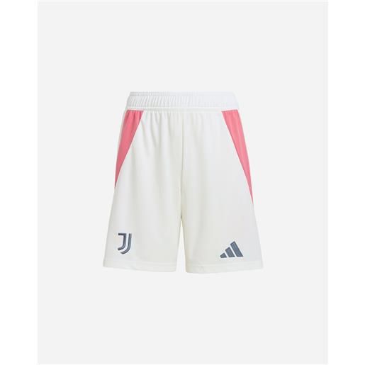 Adidas juventus away 24-25 jr - pantaloncini calcio ufficiali - bianco