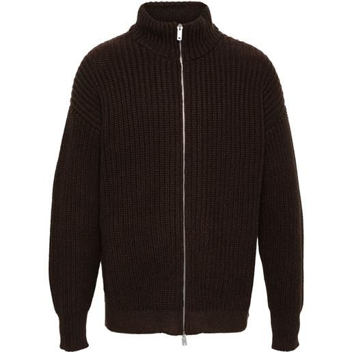 Emporio Armani cardigan in maglia - marrone