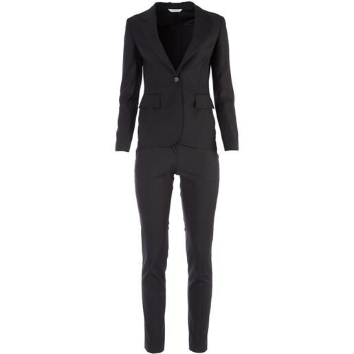 Tonello notched-lapels suit - nero