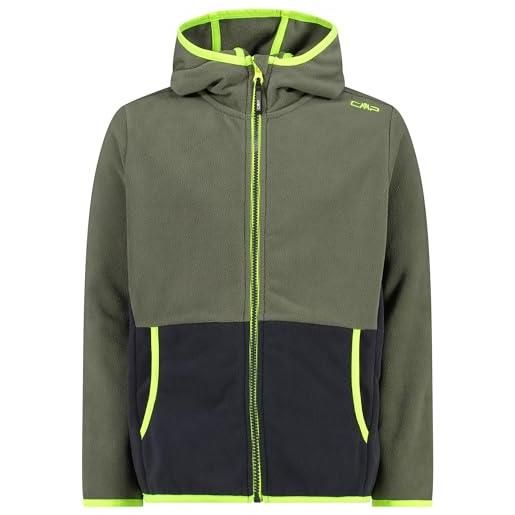 CMP - kid jacket fix hood, olive, 116