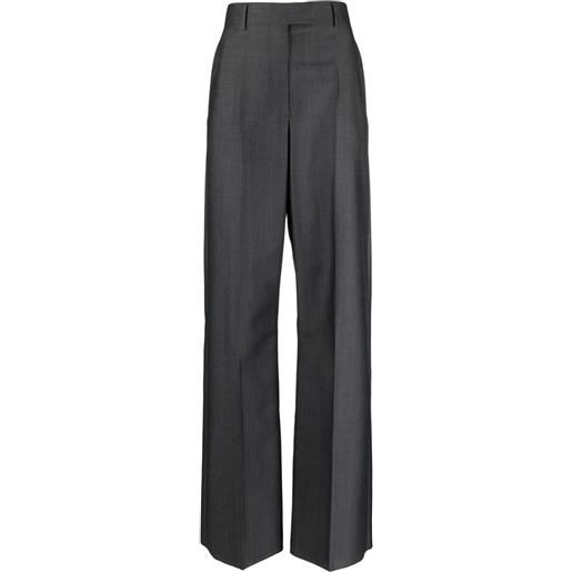 Valentino Garavani pantaloni crepe couture sartoriali - grigio