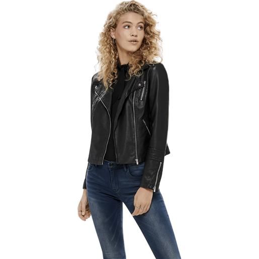ONLY gemma faux leather biker otw noos giacca donna