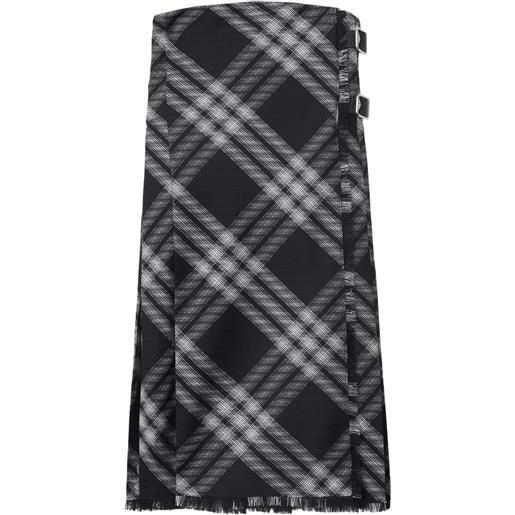 Burberry abito corto a portafoglio - nero