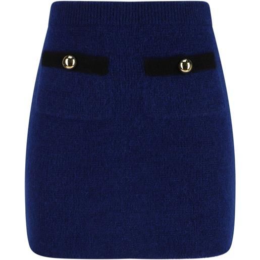 Alessandra Rich minigonna - blu