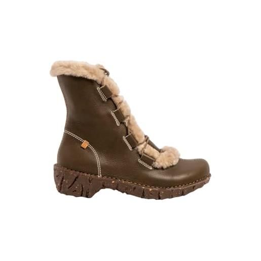 El Naturalista n5414 yggdrasil, stivaletti bassi con lacci donna, marrone, 40 eu larga