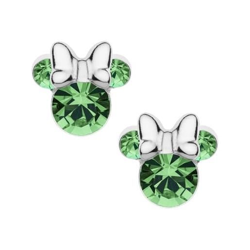 Minnie Mouse, orecchini in argento sterling placcati in oro rosa. Omaggio con ogni acquisto. - Italia