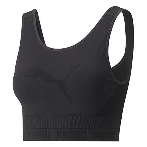 PUMA top corto da donna evoknit crop top