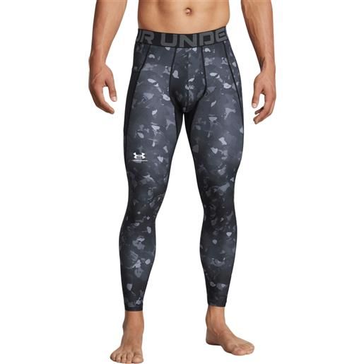 UNDER ARMOUR heatgear printed leggings uomo