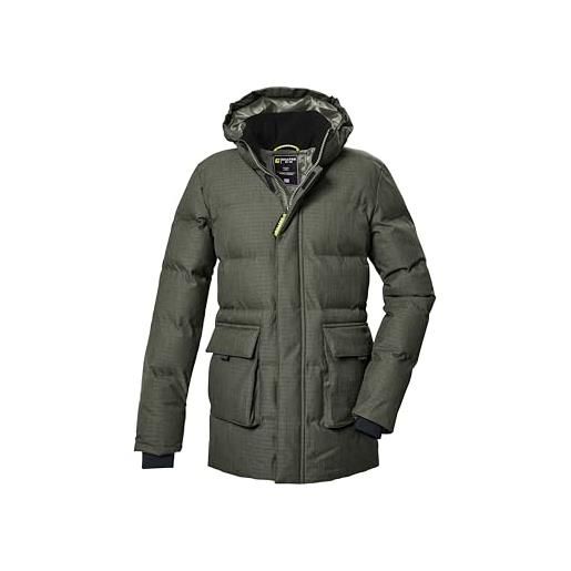 Killtec bambini e ragazzi parka trapuntato/parka con cappuccio kow 375 bys qltd prk, dunkel stahlblau, 164, 42168-000