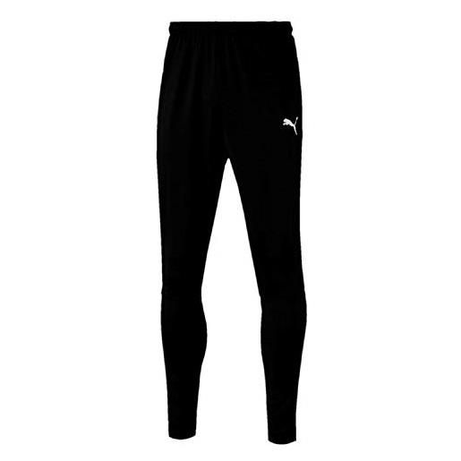 Puma liga training s pro, pantaloni tuta uomo, nero black white, l