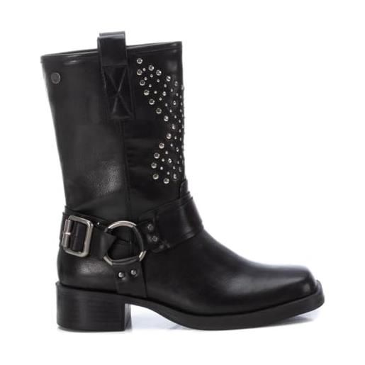 XTI 142999, stivali a metà polpaccio donna, nero 02, 37 eu