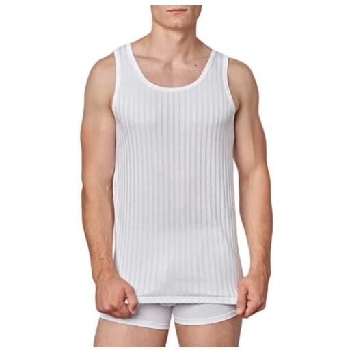 GICIPI canotta uomo filo di scozia gessato costa larga