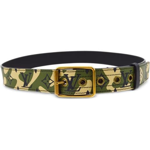 Louis Vuitton Pre-Owned - cintura ceinture x takashi murakami 2008 - donna - pvc - taglia unica - verde