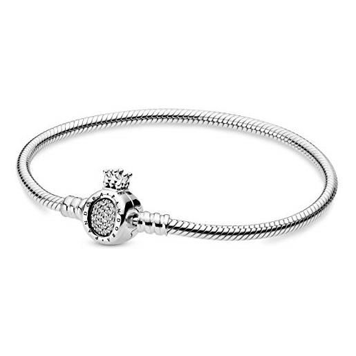 Pandora bracciale con charm donna argento - 598286cz-19