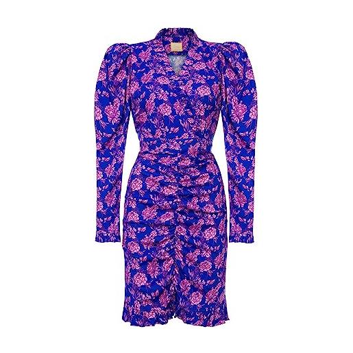 Swing Fashion clarissa vestiti, fiori rosa, 40 donna