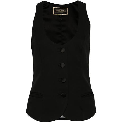 MITILIANE COUTURE gilet raven - nero