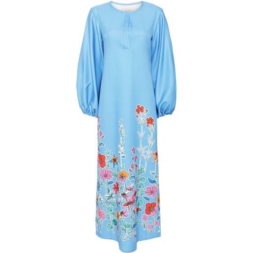 Bambah abito hibiscus tuscan - blu