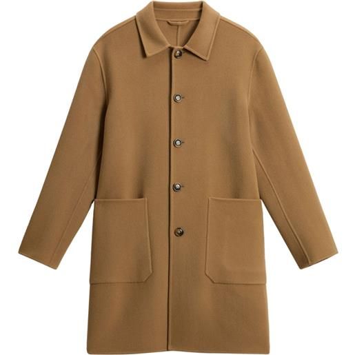 Woolrich cappotto monopetto - marrone