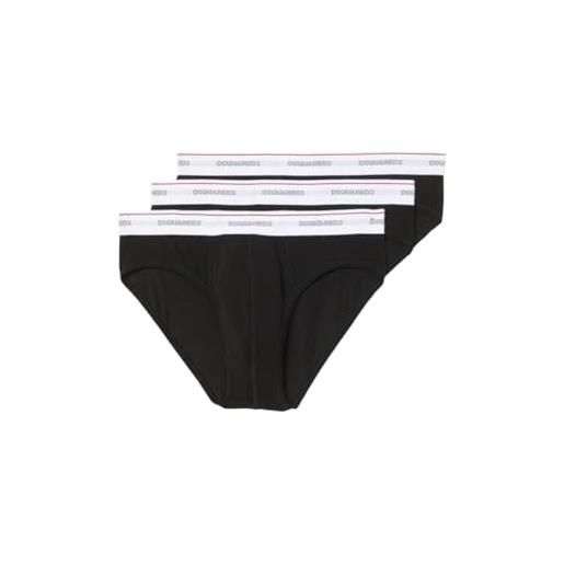 Dsquared2 underwear dcx61004 intimo slip uomo nero 2xl