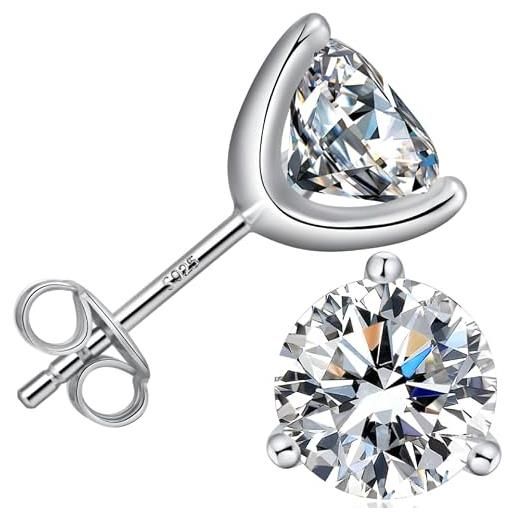 Orecchini a cerchio 6mm in argento 925 bianco - Domar Jewels Orecchini a cerchio 6mm in argento 925 bianco - Domar Jewels