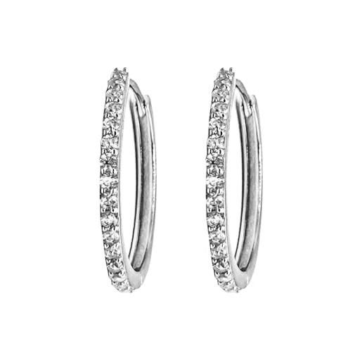 Orecchini Donna Karisma Cristallo 8mm Argento 925 - Eleganza Minimal