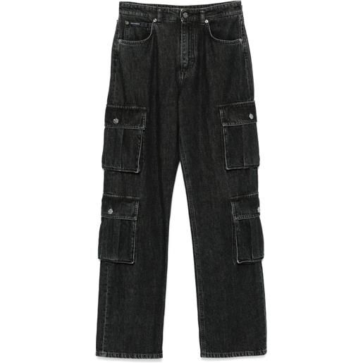 Dolce & Gabbana cargo dritti - nero