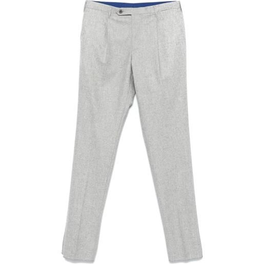 Rota chino effetto mélange - grigio